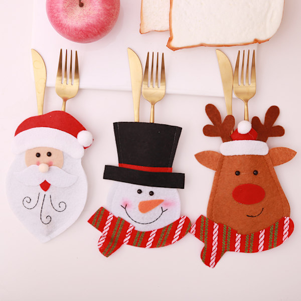 4 stycken 30 * 20cm linne stora julstrumpor staket Julklappspåse Julgranshängande dekorationer godispåsedekorationer