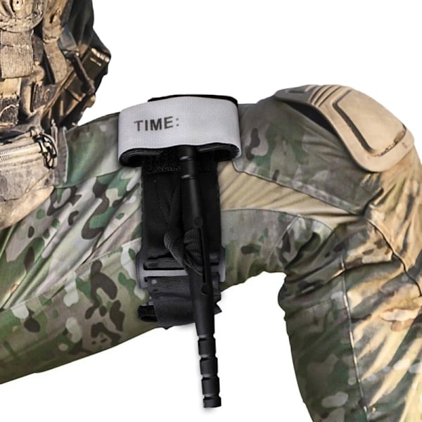 Tourniquet Cat Säilytyslaatikko Laukku MOLLE Lääketieteellinen Pakkaus Ulkoilu Hätä Tourniquetrats Verelle musta(TAKTINEN TOURNIQUET 95MM+ SÄILYTYSLAAKSO)