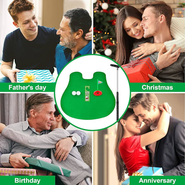 Pappa Gaver - Farsdag Bursdag Gag Gaver fra Sønn, Datter - Toalettspill Minigolf Leke - Morsom Jul Hvit Elefant Valentinsdag Gaver