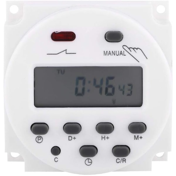 LCD Digital Timer Ukentlig Programmerbar Timer for Mikrodatamaskin Programmering og Timer-Programmering (110V)