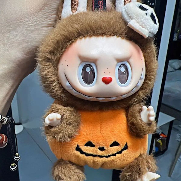 Ny Labubu Nyckelring Halloween Pumpa Konstig Karneval Labubu Pendant Överraskning Samlarobjekt Docka Kreativ Prydnad Leksak Present