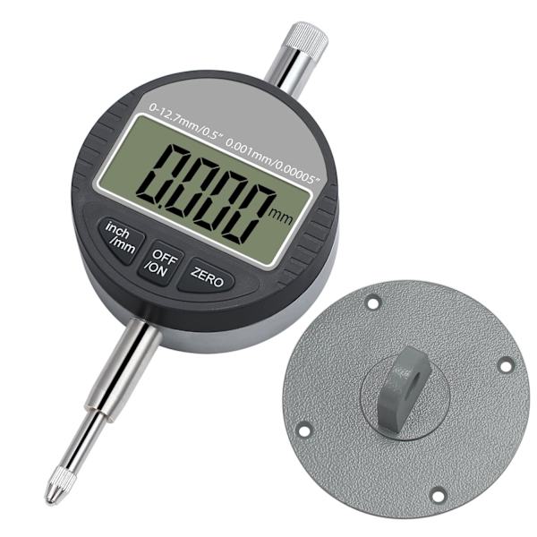 LED digital mikrometer 0,001 mm/0,00005' Precisionsmätare Digital indikator 0-12,7 mm/1' Elektronisk urtavla/Digital sondindikator