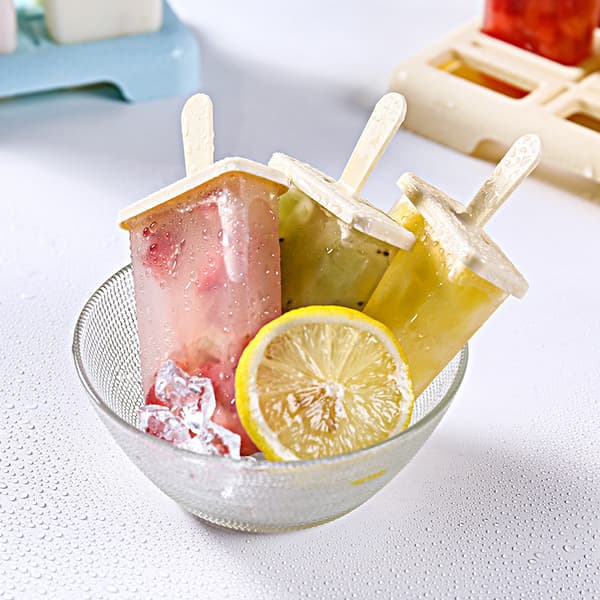 9 isforme med pinde, BPA-fri silikone ispindeforme, genanvendelige DIY ispindeforme.