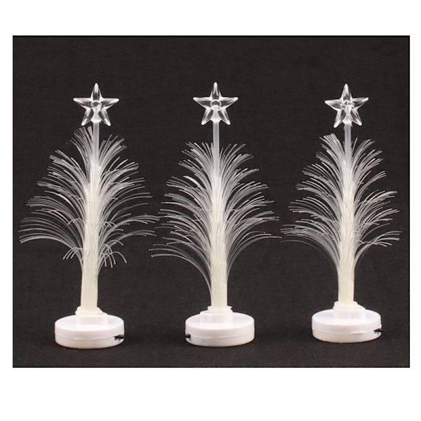 3 stycken färg LED optisk fiber nattlampor Barn julklappar Juldekorationer Nattlampor Toy LED julgransbelysning