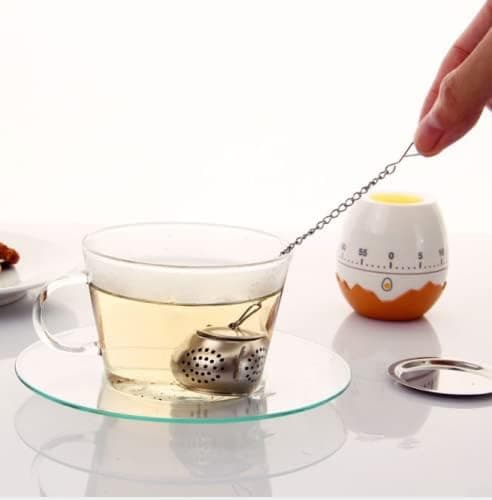 Te-infusionskande - Rustfrit stål infusionsenhed (Sølv)