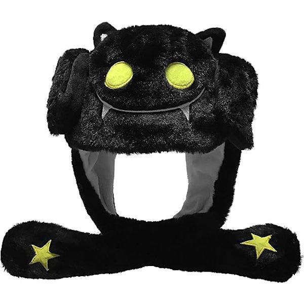 Liikkuvat Korvat - Hauska Pehmoinen Haamuhattu Unisex Korvasuojat Liikkuvat Korvat Hattu Cosplay Halloween Joulujuhlat Hattu