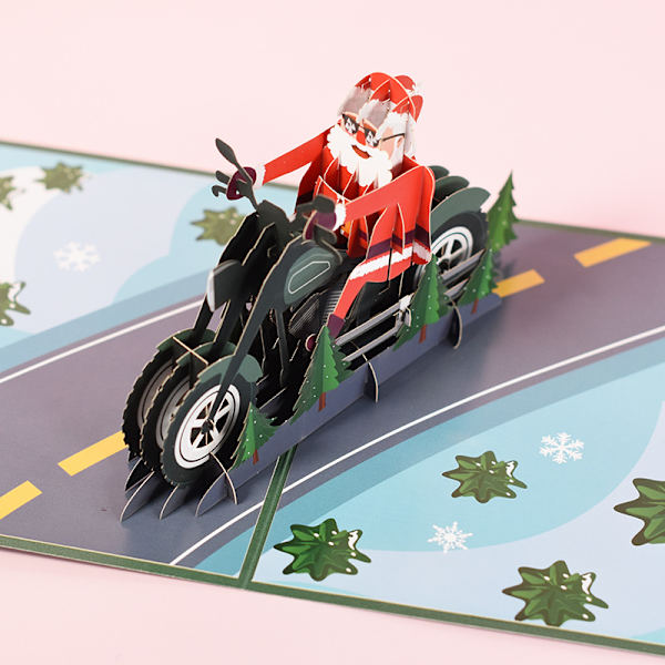3D Pop-up Joulukortti Käsintehdyt Joulukortit Uudelle Vuodelle