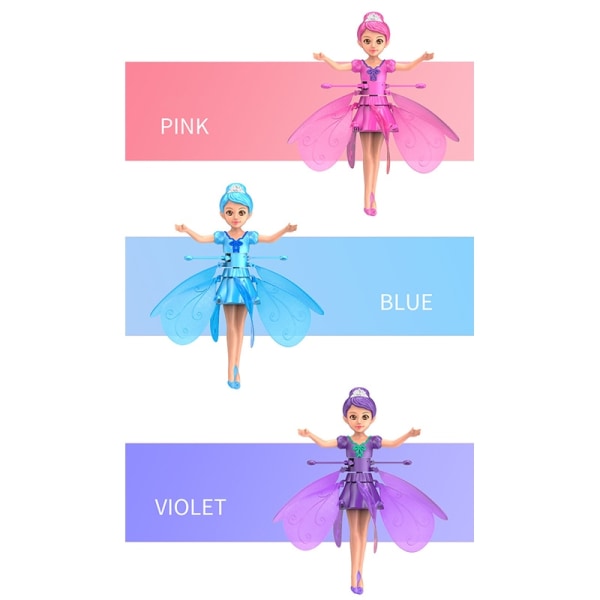 Fjärrkontrollleksaker Little Fairy Gest Induktion Levitation Flygleksak Smart Levitation Plan Interaktiv leksak för barn