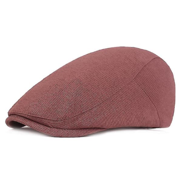 Herre Beret Lue Høst Vinter Varm Hatt Flat Cap Britisk Beret Solskjerm