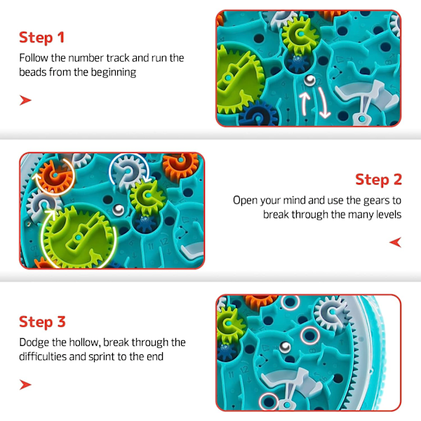 Mind Puzzles för barn 3-8, 3D Maze Puzzle för barn, Brain Teasers Gravity Ball Game Maze Ball Puzzle Leksakspresenter