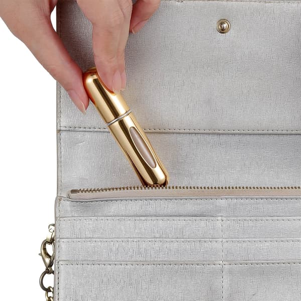 Bärbar mini påfyllbar parfym atomizer flaska atomizer resestorlek sprayflaska tillbehör 5 set 5ml/0.2oz