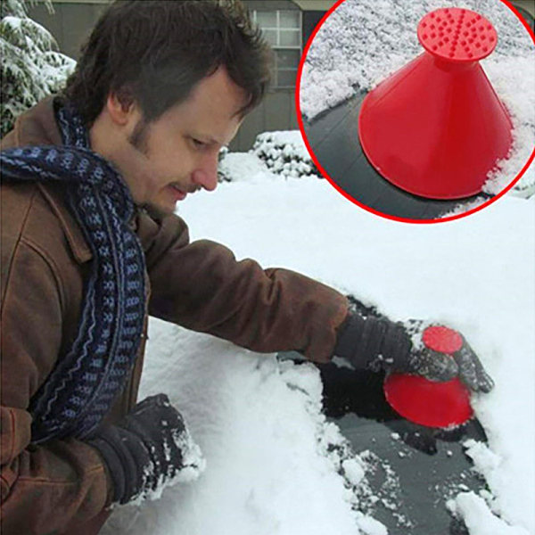 Snöskyffel, effektivt snöröjningsverktyg för körvä Multifunktionell bil snöborttagning, snöskrapa, vinterbil tillbehör