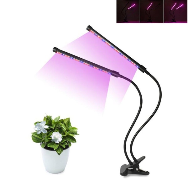 Fytolampa för växter Led Grow Light Full Spectrum Led Lampa för växter Blommor Hydroponics Inomhusväxter Light