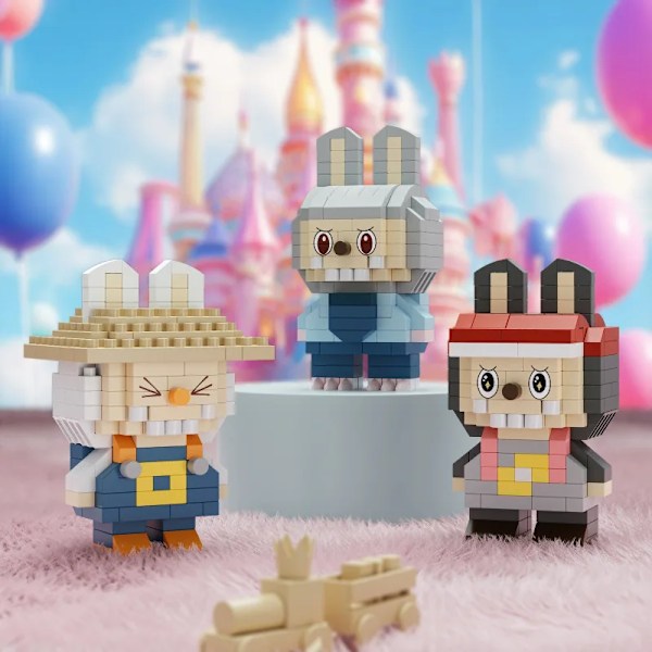 Labubu Byggeklodser Mini Model Labubu Partikel og Mikro Partikel Blind Box Legetøj Børns Håndlavede Diy Puslespil Fødselsdagsgave 6927