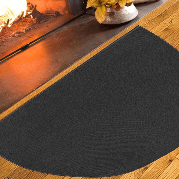 Ildfast måtte til pejsområde, tæppebeskyttelse, flammehæmmende glasfiberisoleringstæppe, pejsbranddæmper 19,7*31,5in/50*80cm