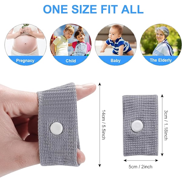 Illamåendearmband, åksjukeband för graviditet, akupressurarmband för illamående eller illamående på morgonen