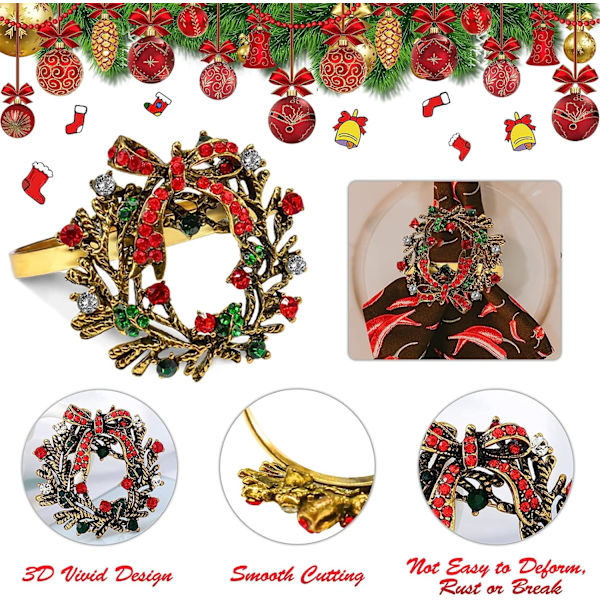 Julestrømper 4 stk, Store festlige juledekorationer, Klassiske personlige jule DIY håndværks ornament gaver dekor til familieferie Par