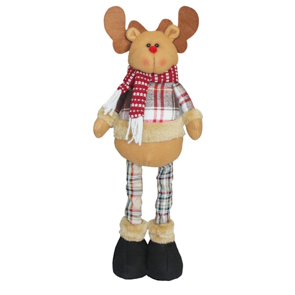 Teleskopstång Jultomten Julafton barn Julklappar Kontorsdekorationer Juldekorationer presenter (älg)