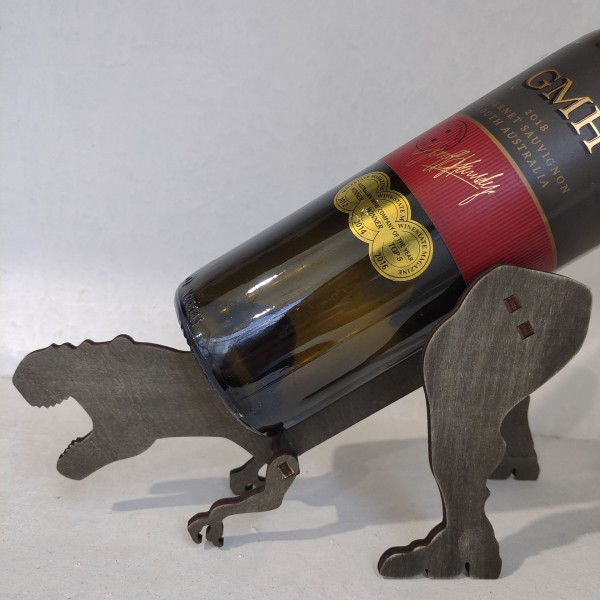 Dinosaur Vinflaskeholder Figur Jurassic Era Statue Kjøkken og Spisestue Dekor Fest Vertskap Prop Dinosaurer Tyrannosaurus Rex (Ingen Rødvin)