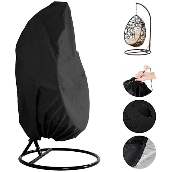210D Oxford Zipper Sling Chair Swing Cover Vattentätt cover för trädgårds- och utemöbler 230 X 220 cm