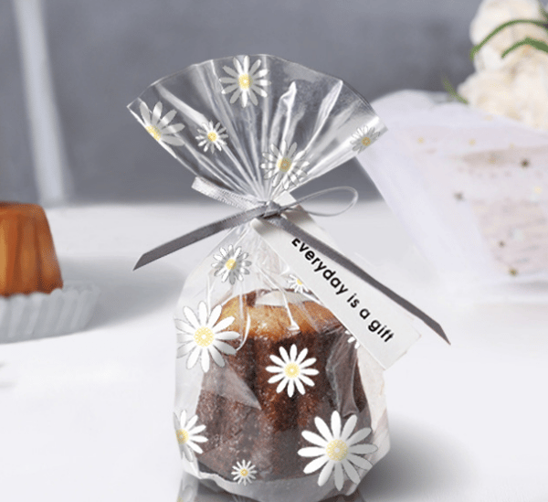 100 Stykker Julekagepose Nougat Cookie Snack Stå Op Pose