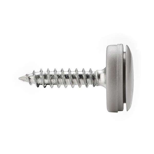100 stk. Speil Nail Cap Skruehette Phillips Skrue Dekorativt Deksel Plasthette, svart