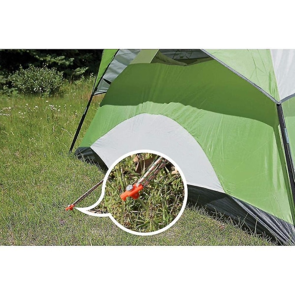 10 stk. Metallplugger til Paviljongtilbehør, Camping Spiker Tilbehør Utendørs Teltplugger Fortykket og Lang Himmel