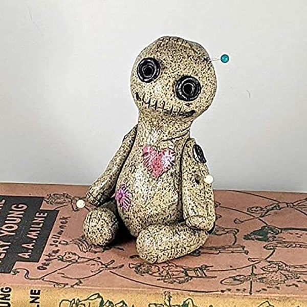 Voodoo Doll Rökelsebrännare Resin Rökelsehållare Hemprydnad Handgjord