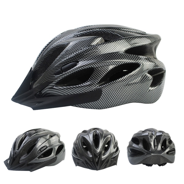 Cykelhjälm i ett stycke Elcykelhjälm Rullskridskoåkning för män och kvinnor Lätt andningsbar cap (1 förpackning, L)