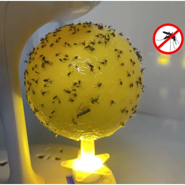 Frugtflue Bolde Flue Bold Fælde Klæbrig insektbold hveps Myggebold Fælde Insektfælde oplyst version 1 pack
