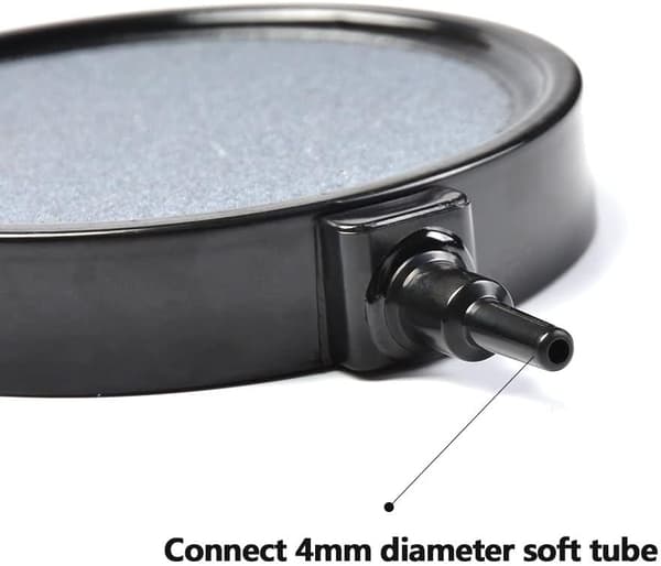 Akvarium Luftsten Bobler 10,7 cm Boblefrigivelse Luftsten Boblesten til Akvarium Dam Pumpe Diffusor Plade til Hydroponics Iltplade