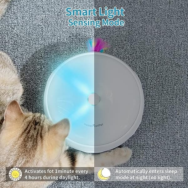 Interactive Cat Toy - Kattlekmatta med hängande leksaker, kattleksak