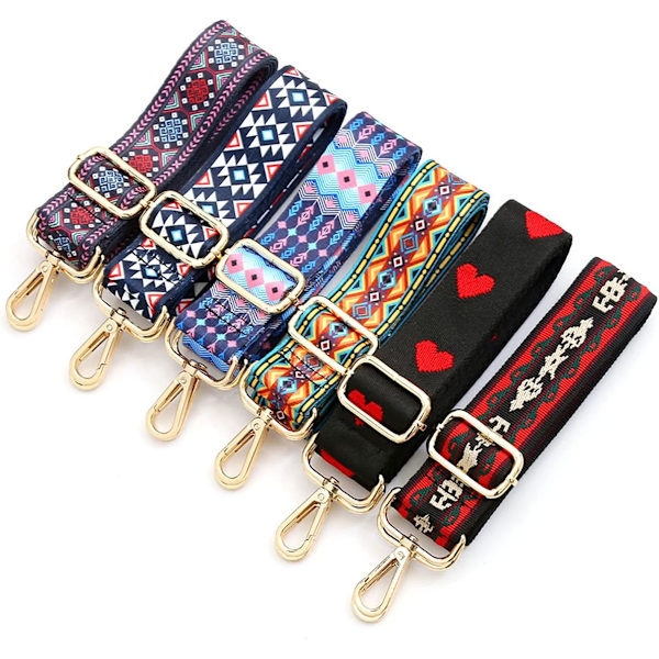Justerbar axelrem Ersättningsmidjeband Bred Crossbody C