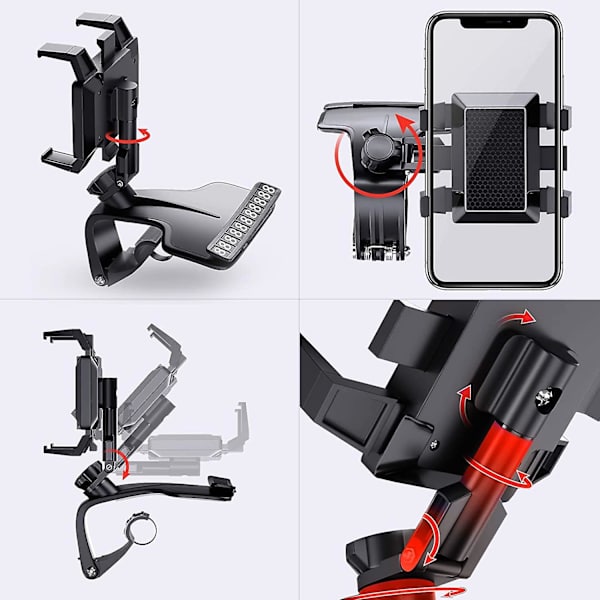 Smartphone Action Camera Hållare Octopus Mini Stativ med Cell m