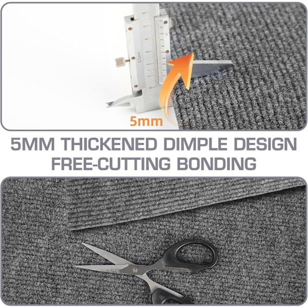 Självhäftande klösmatta – klösmatta för katter – individuellt skärbar, skyddar soffmöbler och väggar, lämplig för olika möbler och väggar beige 40cm*100cm