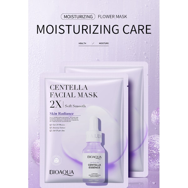 5st BIOAQUA-Collagen-ansiktsmask återfuktande uppfriskande sheet masks ansiktsmask hudvårdsprodukter A