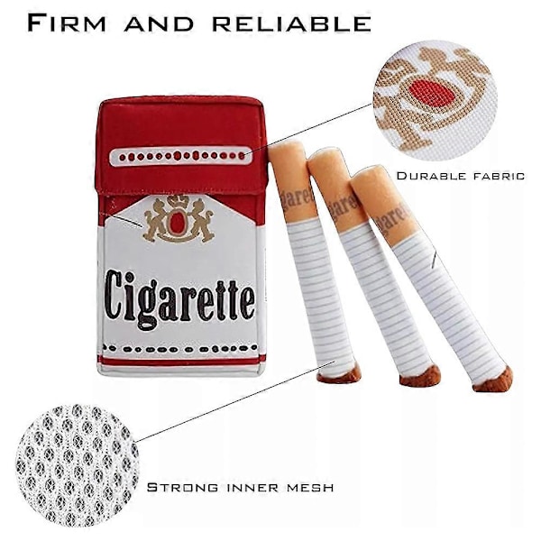 Interaktiv Giggles Stick hundleksak, cigarett hundleksak, gnisslande cigarrleksaker