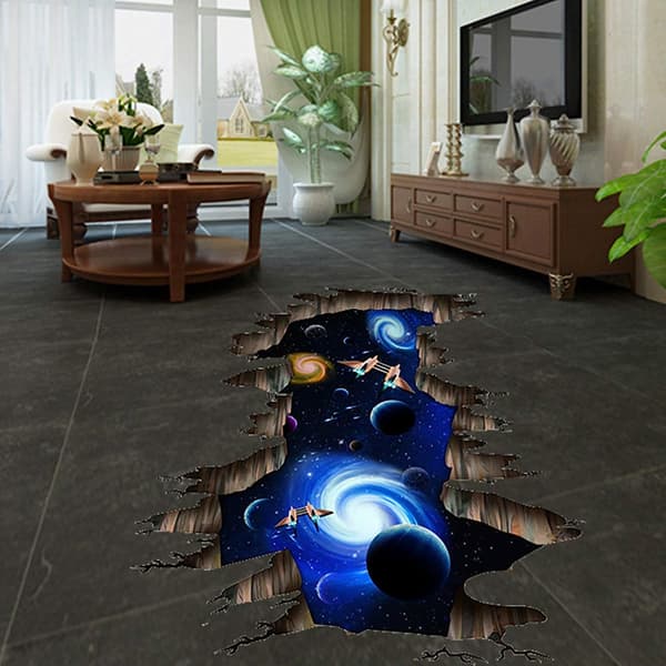 3D Interstellar-avaruuslattiatarra, riippusiltaseinätarra