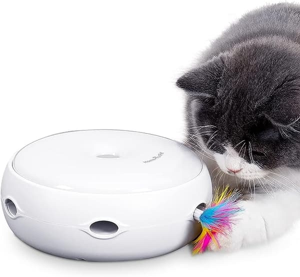 Feather Cat Smart Cat Toy, Silent Version Interactive Kitten T