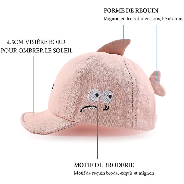 Bomullsflicka Pojke Baby Cap Justerbar Solhatt För Baby Vår Sommar Beanie