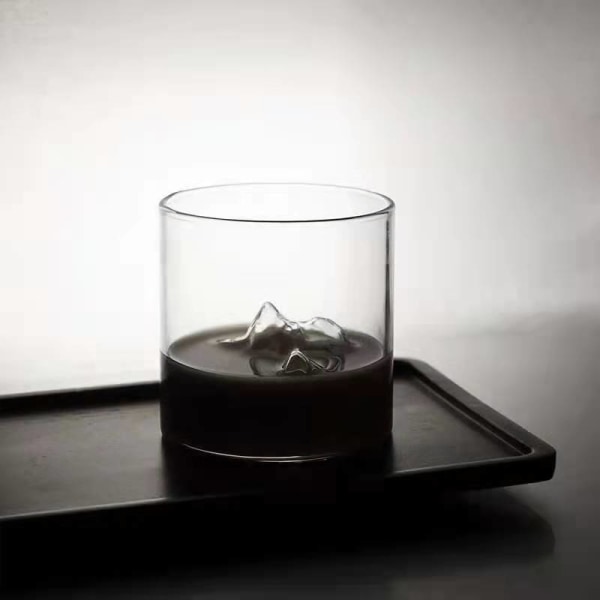 Fuji Mountain Cup Vintage japansk stil vattenkopp kaffekopp whisky vinkopp hushåll värmebeständig tekopp Cangshan glaskopp