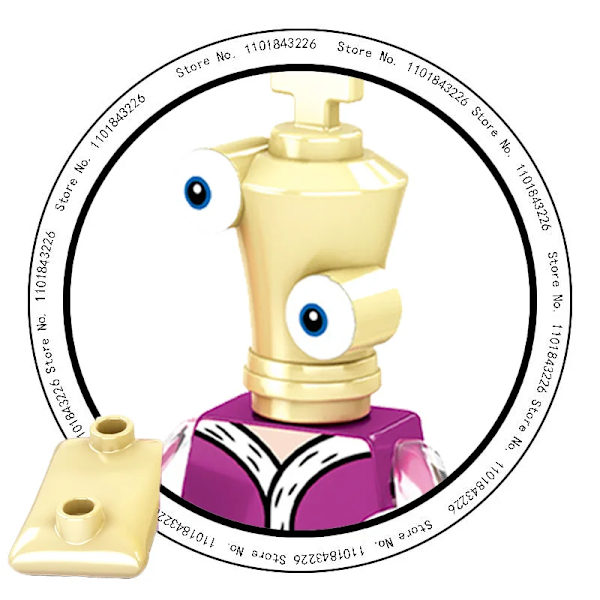 8 stk. Fantastiske digitale cirkus mini actionlegetøj actionfigurer byggeklodser gaver Egnet til LEG0