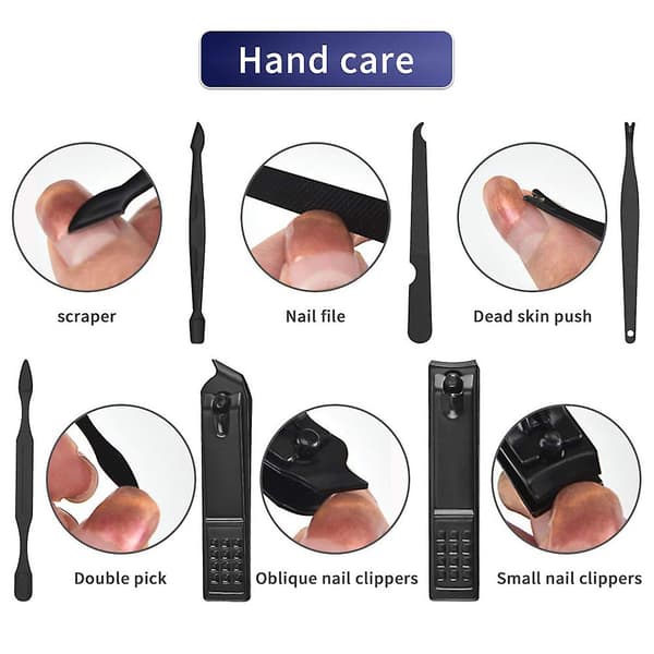 Professionell set, 16 delar pedikyrset Set