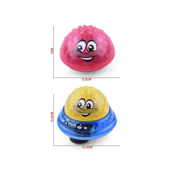Splash Water Toys Splash Ball (röd) + Universal Base 13,5x13,5x11,5cm