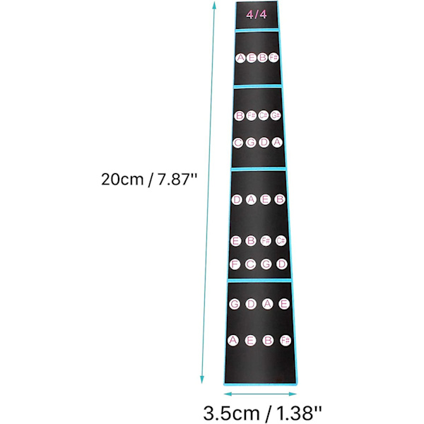 Viulun sormiohjaimet, 4/4 viulun nuottitarrat, viulun otelaudan tarrat aloittelijoille (10 kpl)