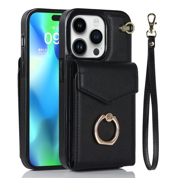 IPhone 14 Pro Case till Apple Card Creative Case - Svart