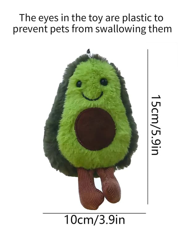 Sød plys avocado kæledyrslegetøj Amuseable Avocado Madplys
