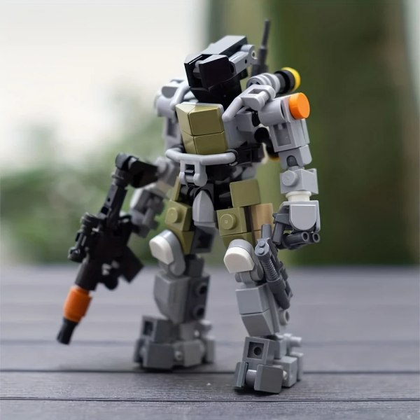 MOC Robot Byggsats Förstärkt Uppsättning Konstruktion Figur Samlarleksak För Barn Vuxna Jul Födelsedagspresent E