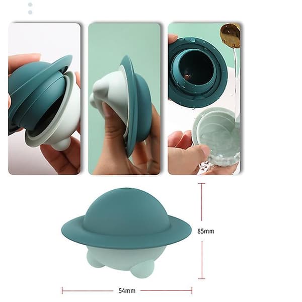 Silikon Isbitkule Maker Whiskey Liten Ufo Rund Isform