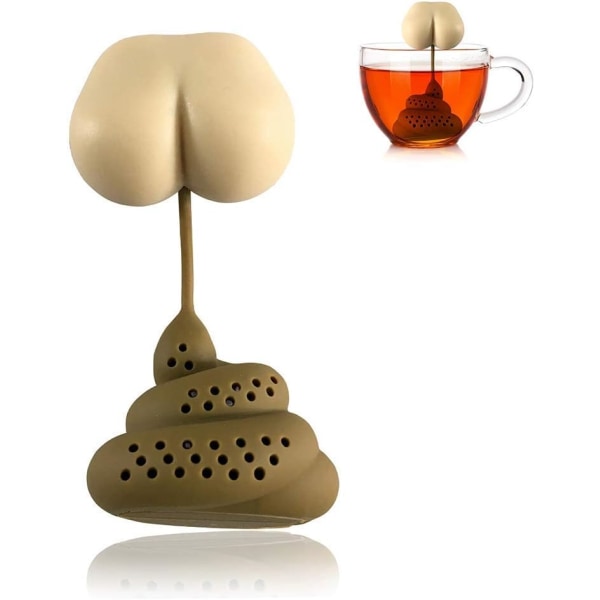 De Thé Filtre Diffuser Kattformet Silikon Filter Tesil Morsom Teinfuser for Te, Kaffe, Baking av Konvolutter
